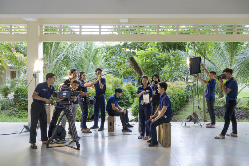 Marie-France des Pallières a fondé l'association Pour un Sourire d’Enfant au Cambodge.